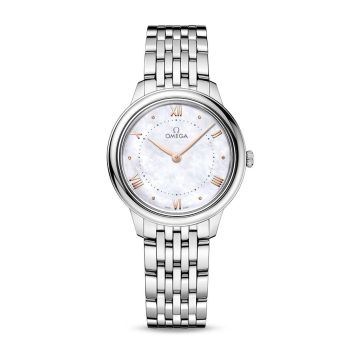 Omega De Ville Quartz 30 Stainless Steel / MOP / Bracelet