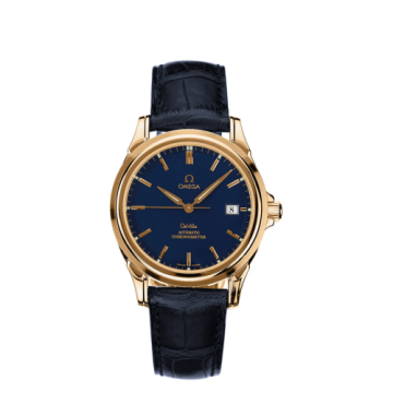 Omega De Ville Co-Axial 37.5 Yellow Gold / Blue
