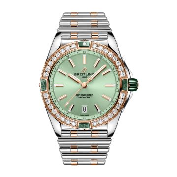 Breitling Super Chronomat 38 Stainless Steel - Red Gold / Pink / Rouleaux