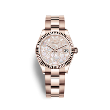 Rolex Datejust 31 Rose Gold / Fluted / Butterfly / Oyster