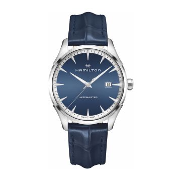 Hamilton Jazzmaster Quartz Stainless Steel / Blue