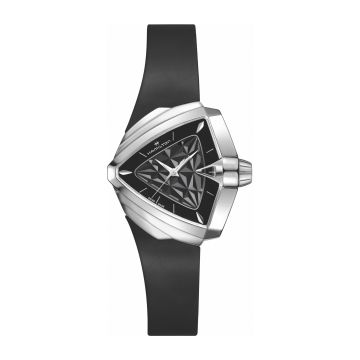Hamilton Ventura S Quartz 34.5 Stainless Steel / Black 3D