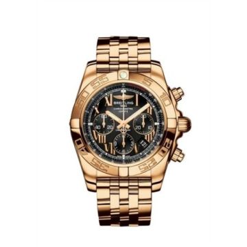Breitling Chronomat 44 Rose Gold / Onyx Black Roman / Bracelet