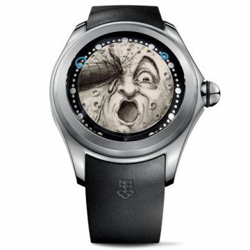 Corum Big Bubble Magical 52 Titanium / PVD Georges Melies / Rubber