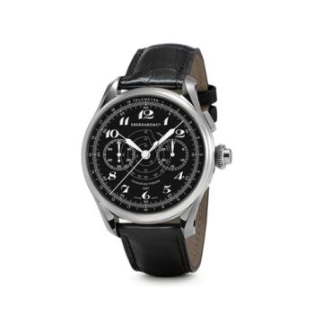 Eberhard Chronographe 1887 Automatique Stainless Steel / Black
