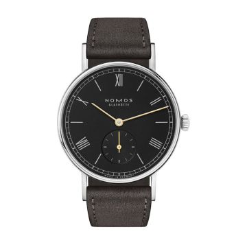 Nomos Glashütte Ludwig 33 Noir / Steel Back