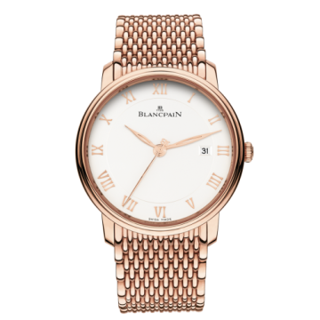 Blancpain Villeret Ultraplate Automatique 40mm Red Gold / Opalin / Bracelet
