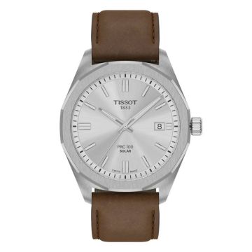 Tissot PRC 100 Solar Quartz 39 Stainless Steel / Silver