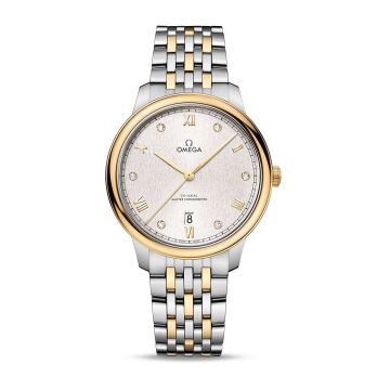 Omega De Ville Master Chronometer Stainless Steel - Yellow Gold / Silver - Diamond / Bracelet