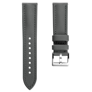 Atlas Sailcloth Watch Strap - Grey - 22mm