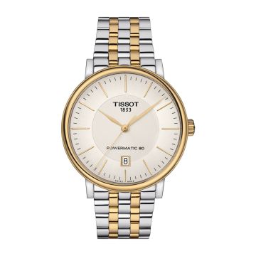 Tissot Carson Premium Powermatic 80 Stainless Steel - Yellow Gold / Silver / Bracelet