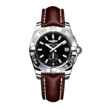 Breitling Galactic 36 Automatic Stainless Steel / Onyx Black / Calf