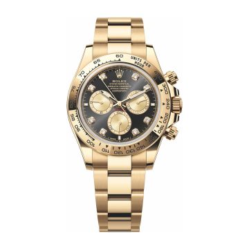 Rolex Cosmograph Daytona Yellow Gold / Black - Champagne - Diamond / Oyster