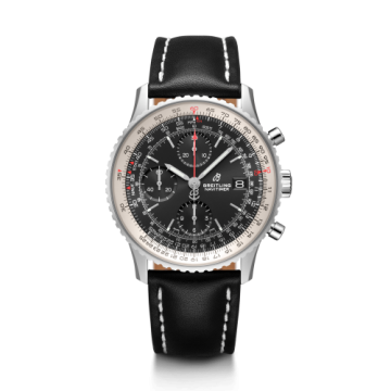 Breitling Navitimer 1 Chronograph 41 Stainless Steel / Black / Calf / Folding