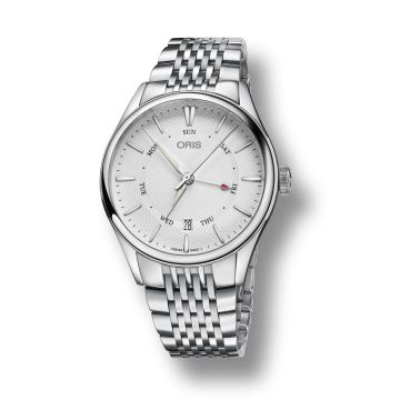 Oris Artelier Pointer Day Date 40 Stainless Steel / Silver / Bracelet