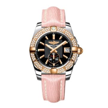 Breitling Galactic 36 Automatic Stainless Steel / Rose Gold / Diamond / Volcano Black / Sahara