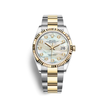 Rolex Datejust 36 Stainless Steel / Yellow Gold / Fluted / MOP Diamond / Oyster