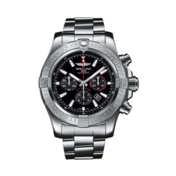 Breitling Super Avenger 01 Stainless Steel / Volcano Black / Bracelet
