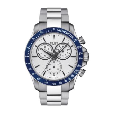 Tissot V8 Quartz Chronograph Stainless Steel / Blue / Bracelet