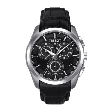 Tissot Couturier Quartz Chronograph Stainless Steel / Black / BRacelet