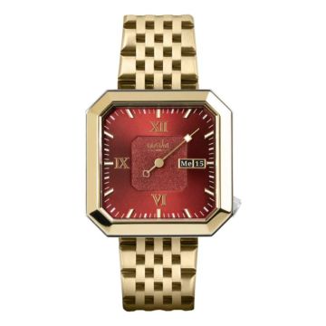 Gustave & Cie 12H Marie Argent/Or & Grenat Acier Or 34mm
