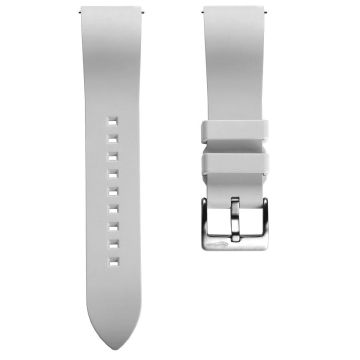 Sennen Quick-Release FKM Rubber Watch Strap - White - 19mm