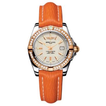 Breitling Galactic 32 Stainless Steel / Rose Gold / Diamond / Sierra Silver / Sahara