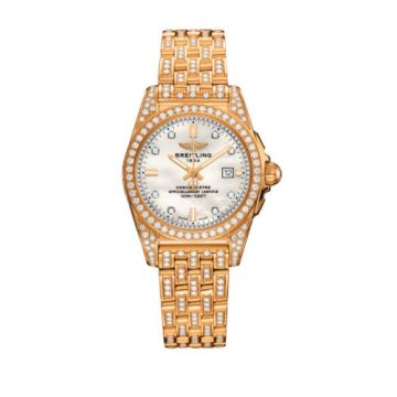 Breitling Galactic 29 Rose Gold / Diamondworks / Pearl Diamond / Bracelet / Limited Edition