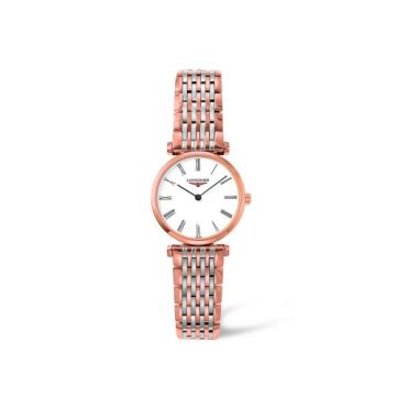 Longines La Grande Classique Quartz 24 Two Tone Pink Roman