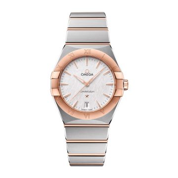 Omega Constellation Quartz 36 Stainless Steel / Sedna Gold / Silver / Bracelet
