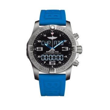 Breitling B55 Exospace Titanium / Black / TwinPro Blue / Folding