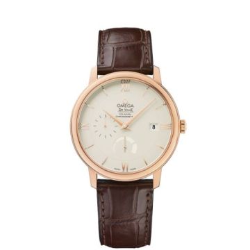 Omega De Ville Prestige Co-Axial 39.5 Power Reserve Red Gold / Ivory / GUM Red Square