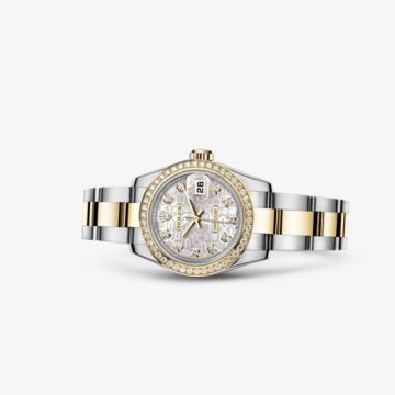 Rolex Lady-Datejust 26 Rolesor Diamond Computer Diamond Oyster