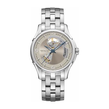 Hamilton Jazzmaster Open Heart 40 Stainless Steel / Salmon / Bracelet