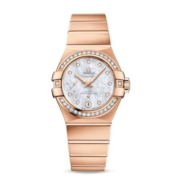 Omega Constellation Co‑Axial Master Chronometer 27 Small Seconds Stainless Red Gold / Diamond / MOP