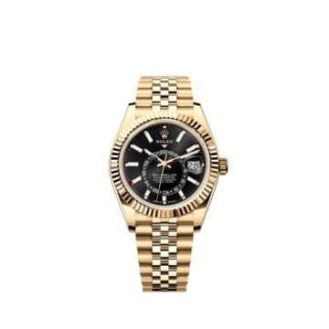 Rolex Sky-Dweller Yellow Gold / Black / Jubilee