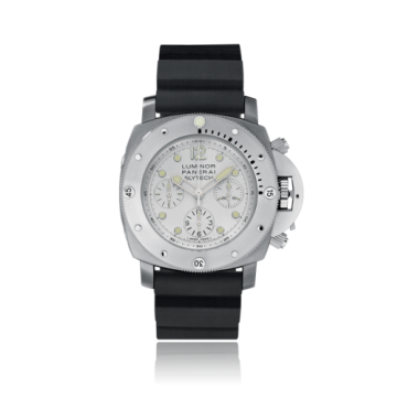 Panerai Luminor 1950 Submersible Slytech Chrono 1000m White