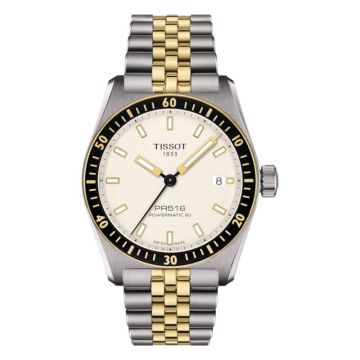 Tissot PR516 Powermatic 80 Stainless Steel - Yellow Gold / White / Bracelet