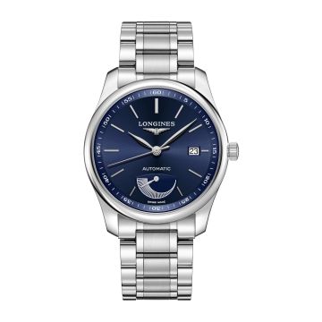 Longines Master Collection 40mm Power Reserve Stainless Steel / Blue / Bracelet