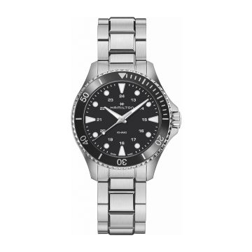 Hamilton Khaki Navy Scuba Quartz 37 Stainless Steel / Black / Bracelet