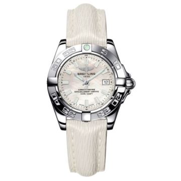 Breitling Galactic 32 Stainless Steel / Pearl / Sahara
