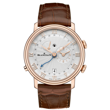 Blancpain Villeret Réveil GMT Red Gold / Opalin