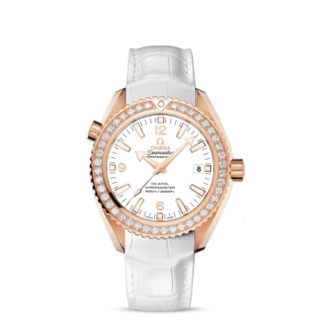 Omega Seamaster Planet Ocean 600M Co-Axial 42 Red Gold / Diamond / White / Alligator