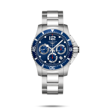 Longines HydroConquest 41 Automatic Chronograph Stainless Steel / Blue / Bracelet