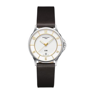 Certina DS-6 Lady Stainless Steel / White