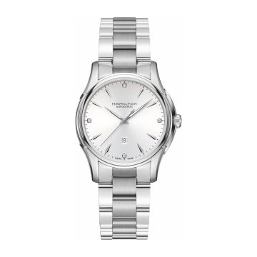 Hamilton Jazzmaster Viewmatic Auto 34 Stainless Steel / Silver - Diamond / Bracelet