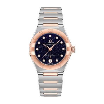 Omega Constellation Manhattan 29 Co-Axial Master Chronometer Stainless Steel / Sedna Gold / Aventurine