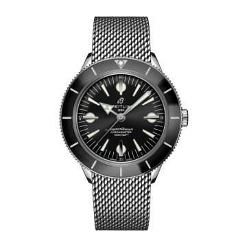 Breitling Superocean Heritage '57 Stainless Steel / Black / Mesh