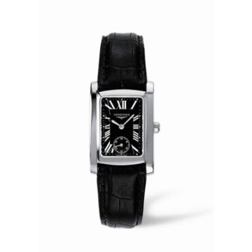 Longines DolceVita 22 Quartz Stainless Steel Black Roman