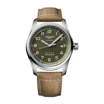 Longines Spirit Automatic 42 Green / Strap